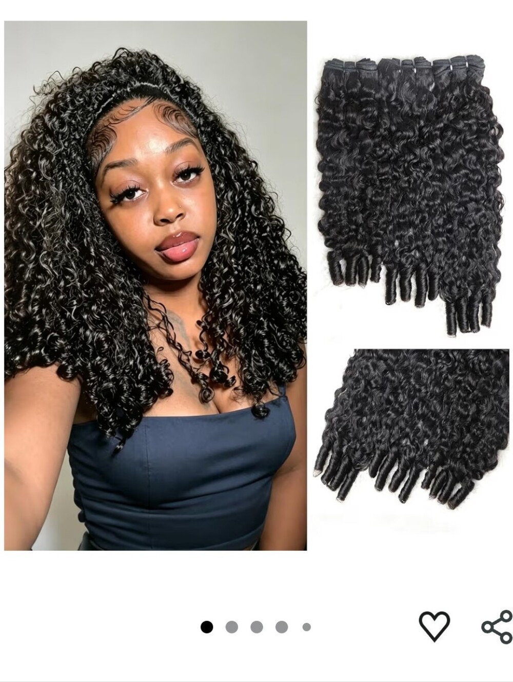 Burmese Curly Bundles Human Hair 18 20 22 Inch 100% Unprocessed Quick Weave Hair